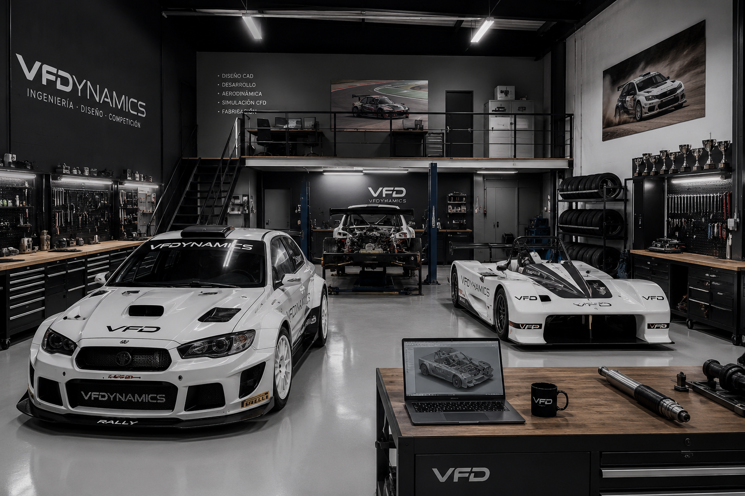 VFDynamics automotive engineering workshop