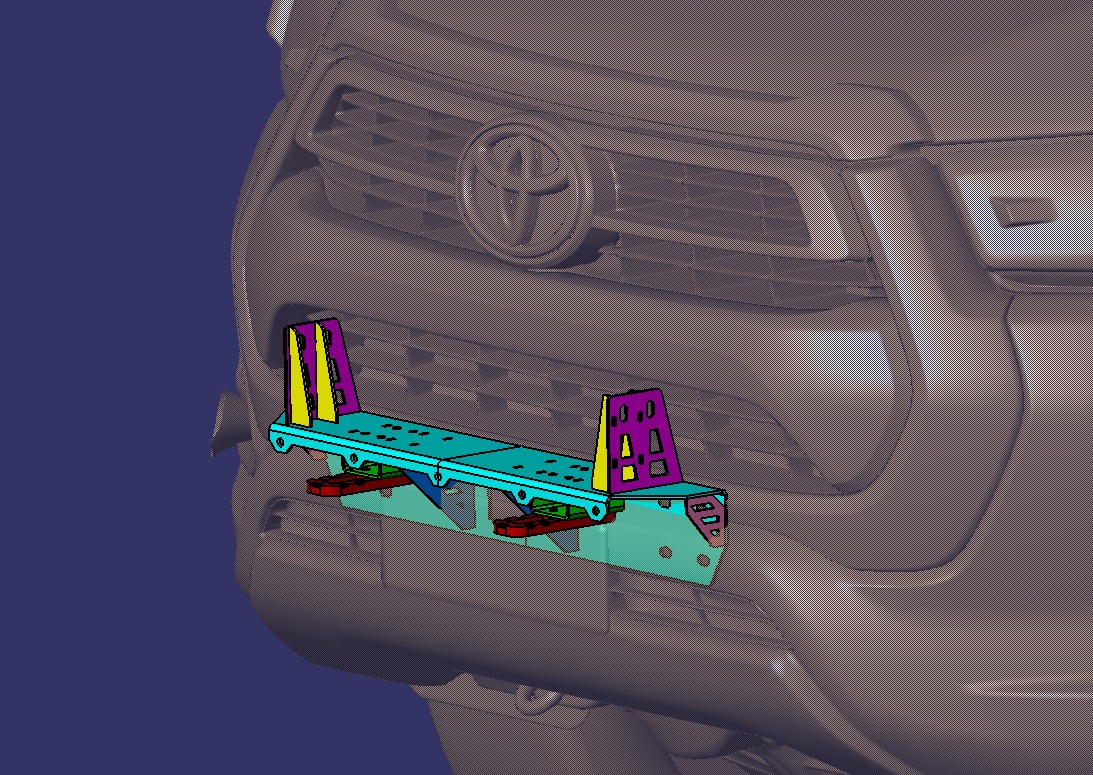 Toyota Hilux — Winch Support
